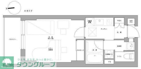 ミュージション西台の物件間取画像